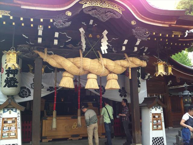 櫛田神社拝殿１